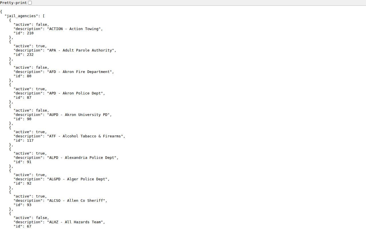Medina County 72-hour release list filter configuration